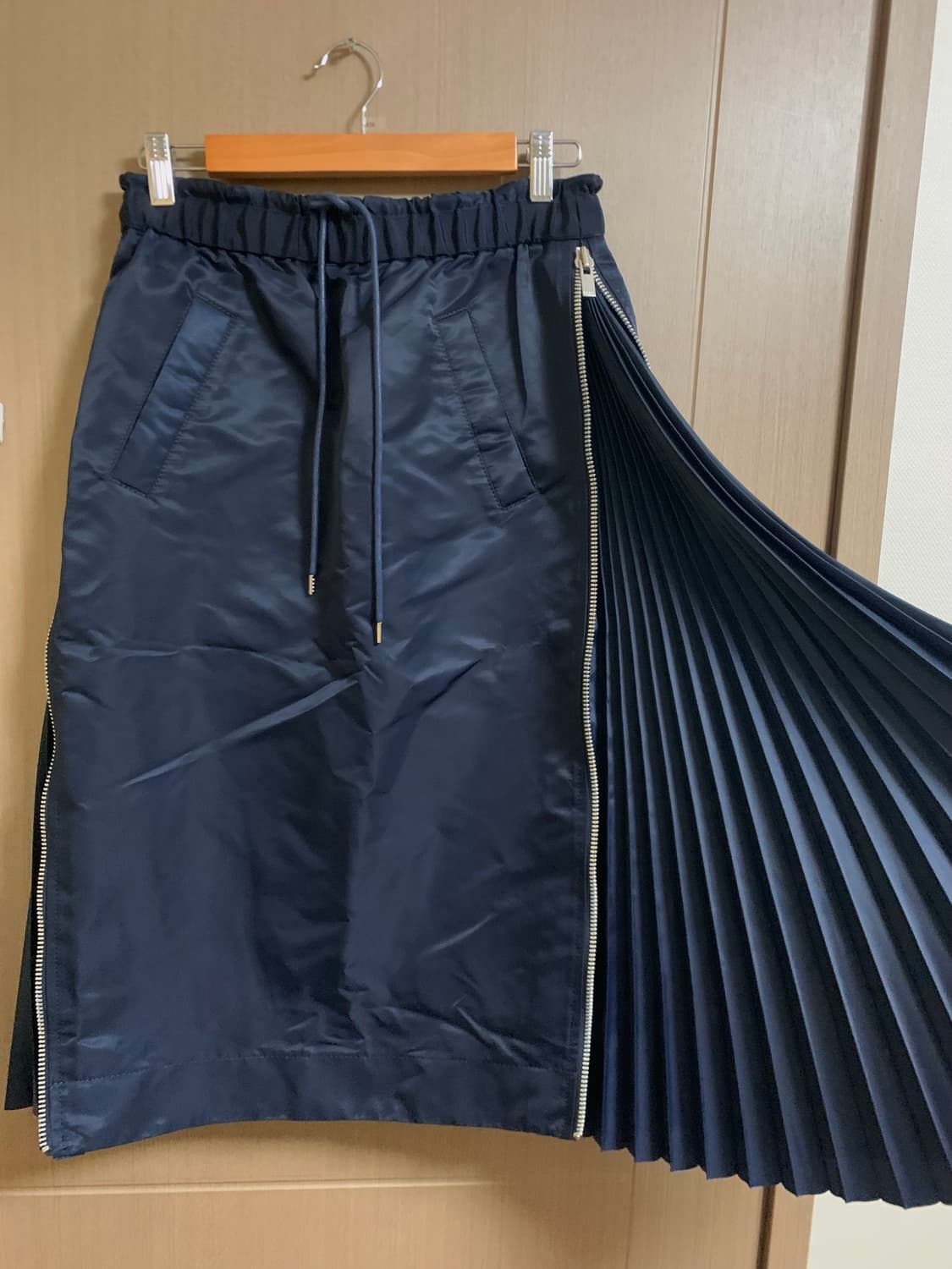 사카이 sacai 플리츠 레이어드 스커트 상품이미지3