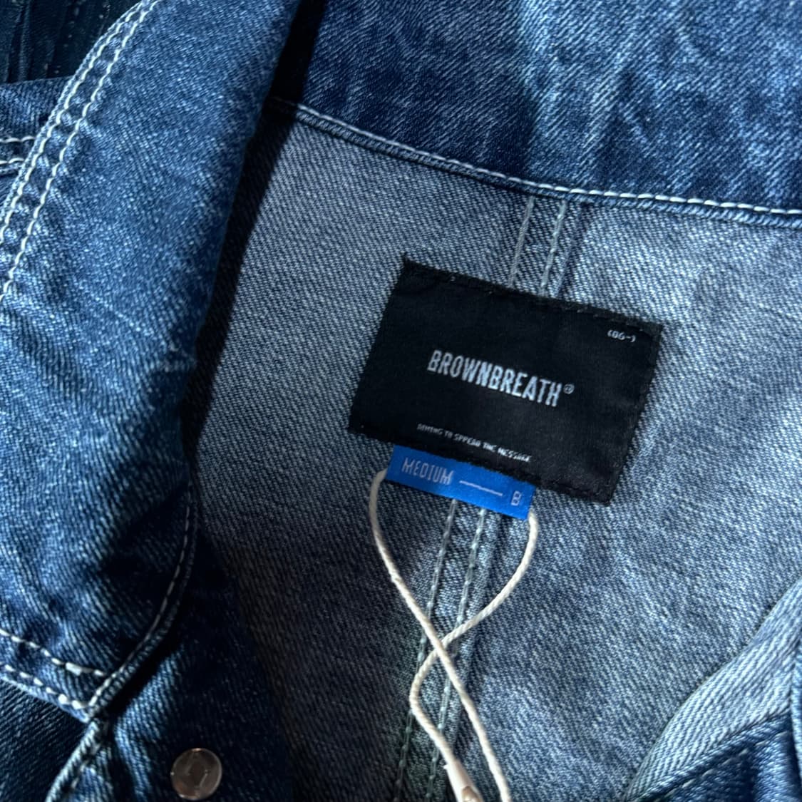 브라운브레스 데님 초어자켓 M 상품이미지5