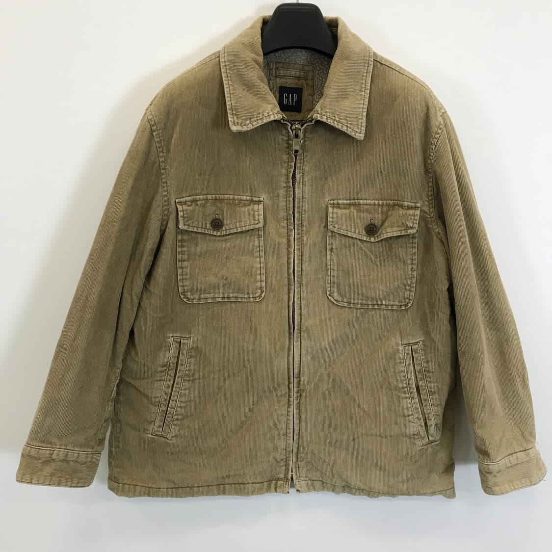 GAP 90s 빈티지 코듀로이 집업 쉐르파 [L] 상품이미지1