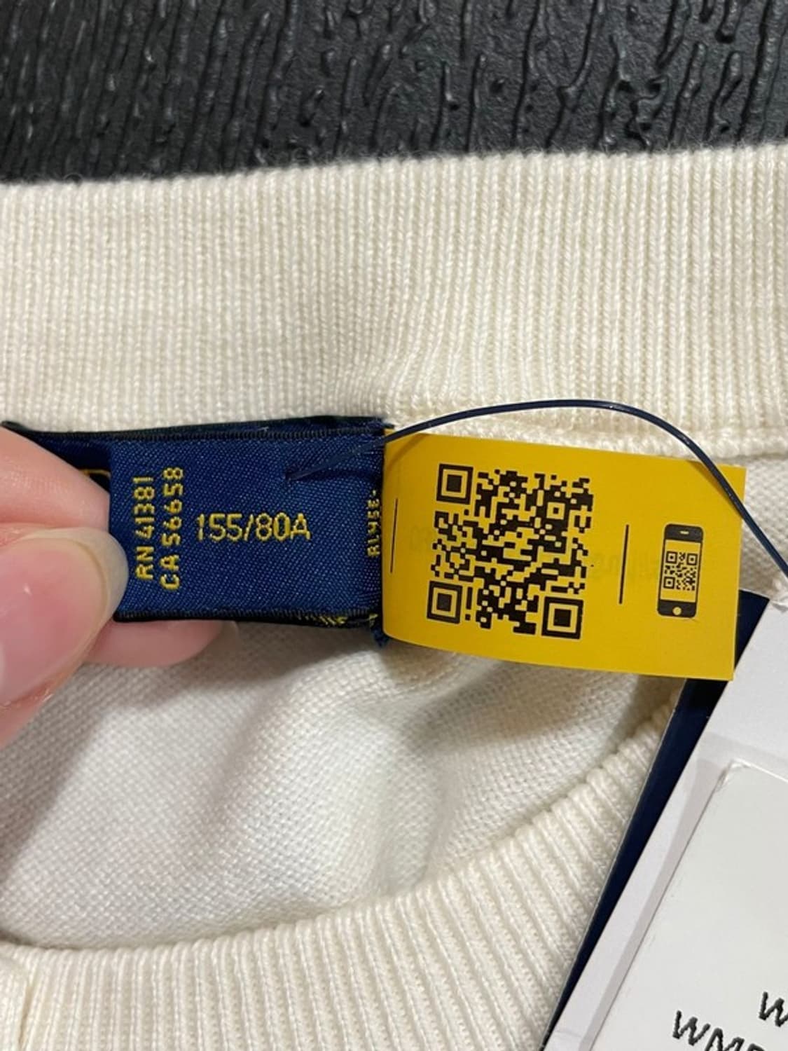 새상품 폴로랄프로렌 크림 가디건 XS 상품이미지4