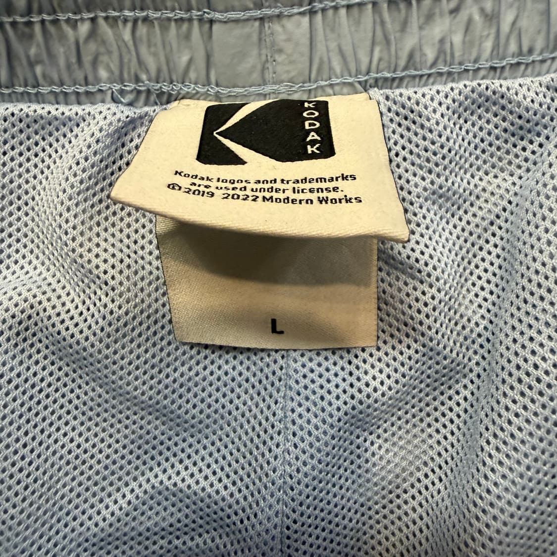 코닥 나일론 스카이블루 쇼츠 상품이미지3