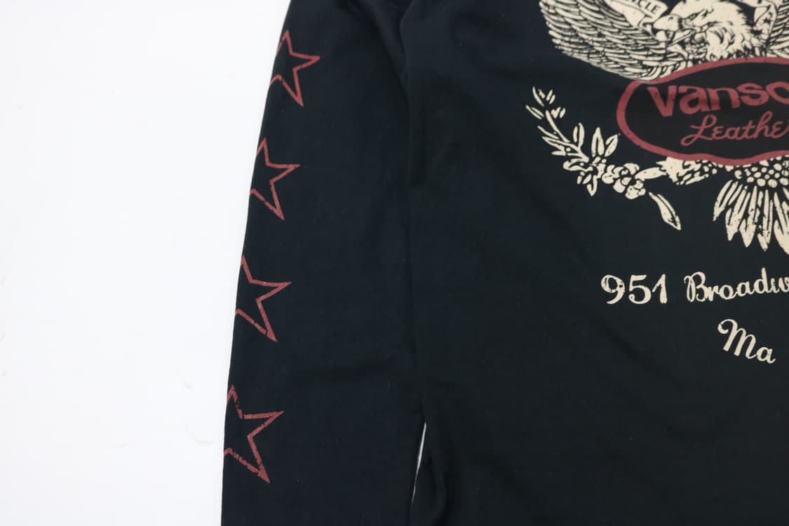 VANSON 밴슨 USA 빈티지 이글 그래픽 롱 슬리브 티셔츠 (S) 상품이미지4