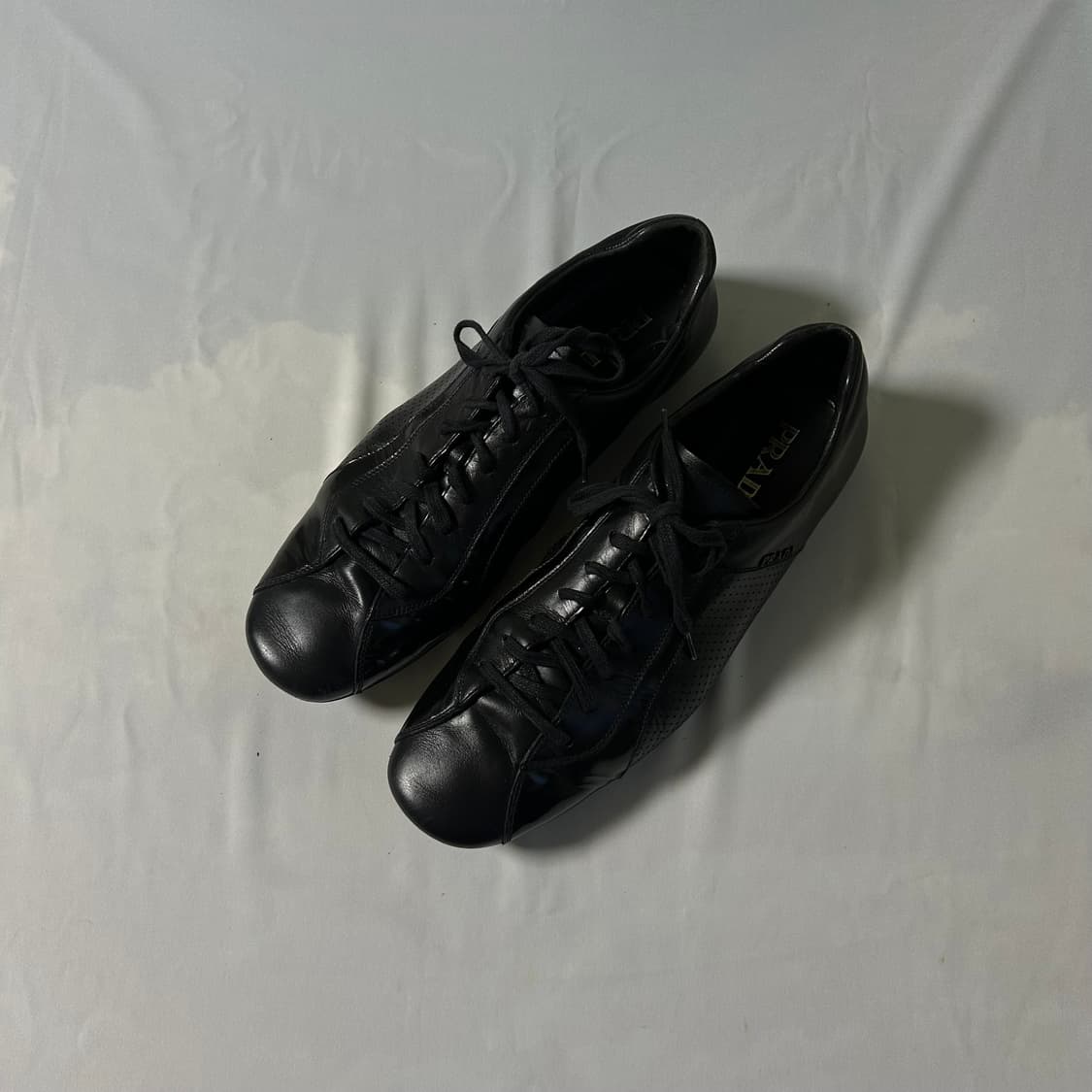 Prada leather flat sneakers 상품이미지1
