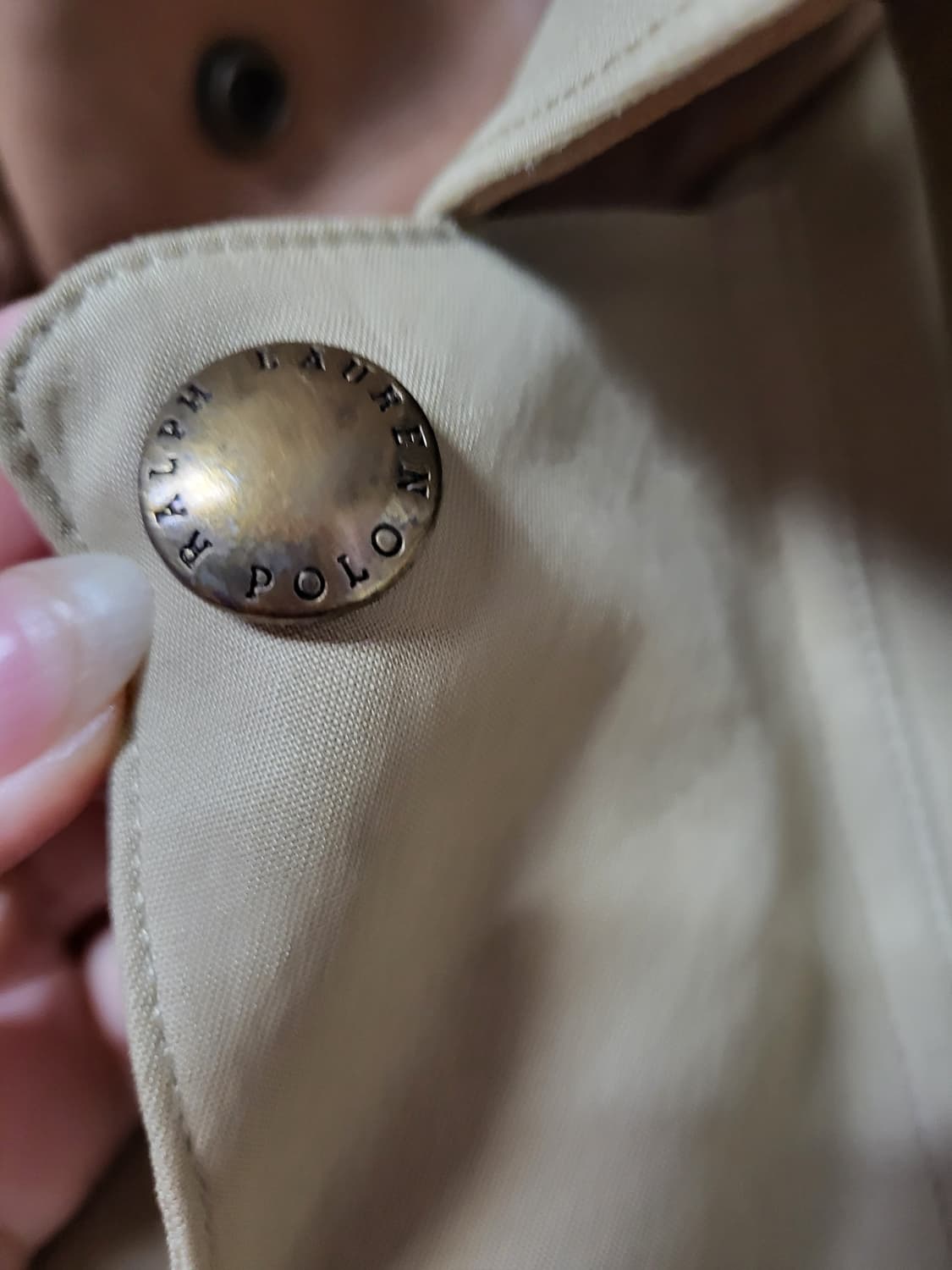 폴로랄프로렌 가죽배색 트렌치코트  상품이미지5