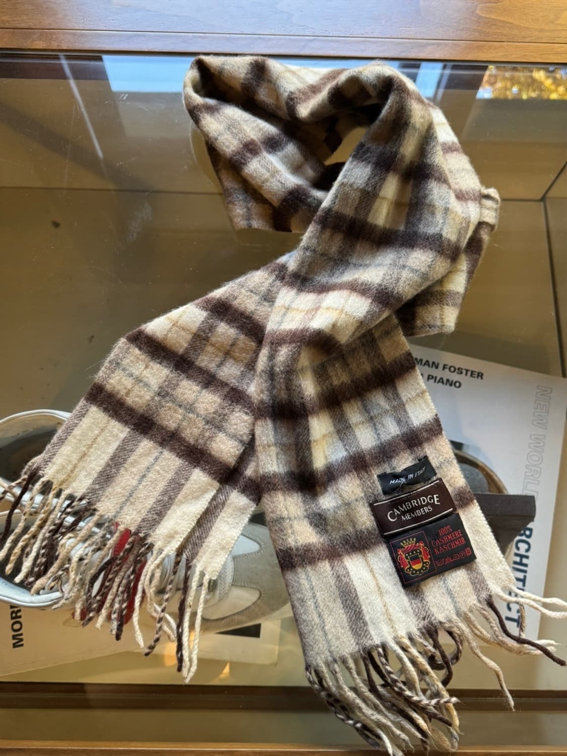 캠브리지 멤버스 캐시미어 머플러 상품이미지1