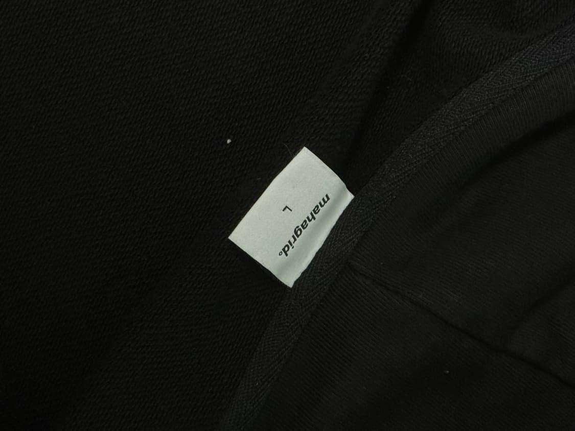 미하그리드 후드집업 블랙 상품이미지3