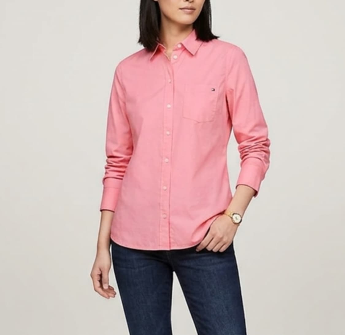 [55]타미힐피거 솔리드 셔츠 (새상품) 상품이미지1