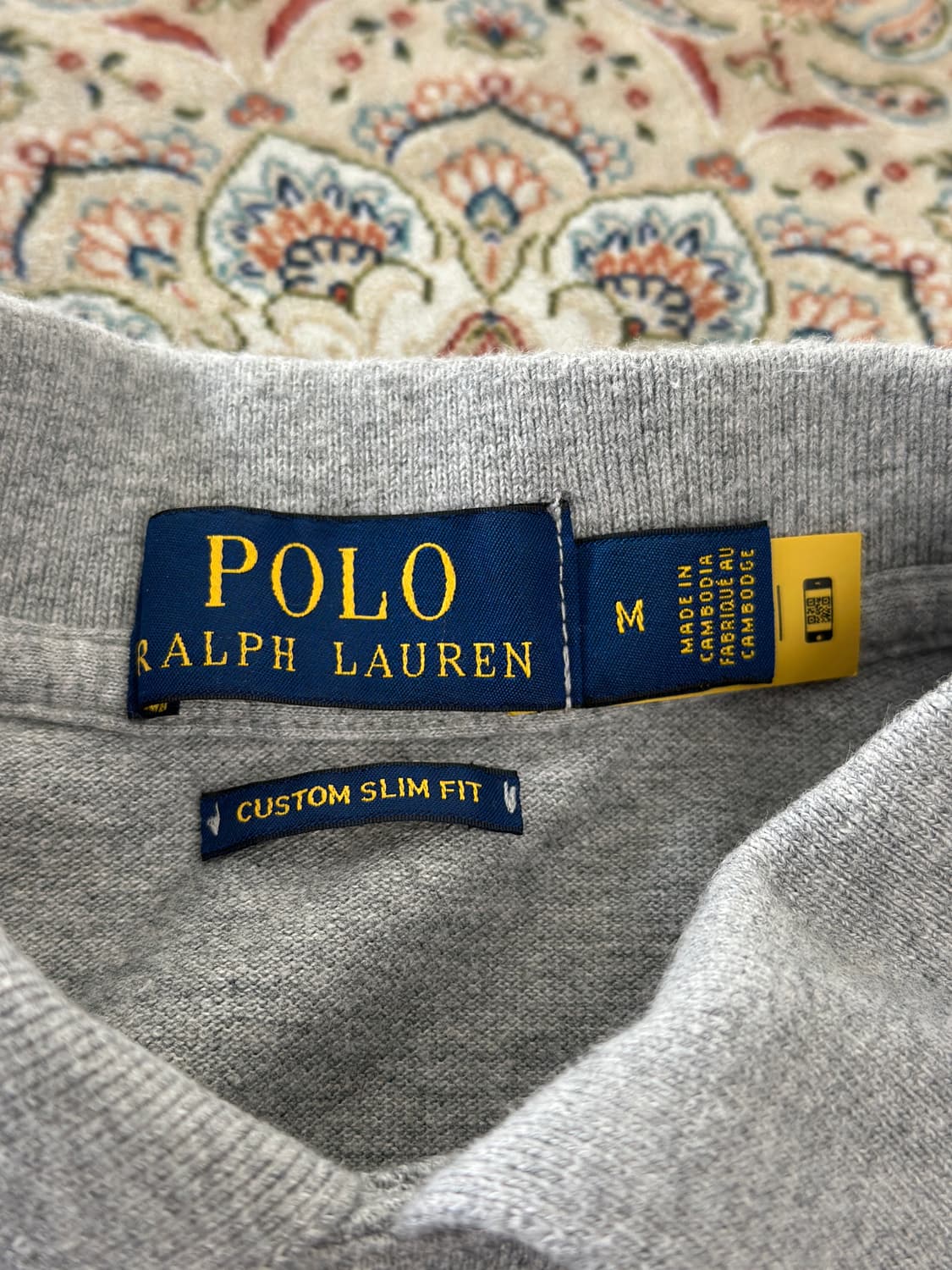 폴로 랄프로렌 그레이/블랙 빅포니 카라티  상품이미지5