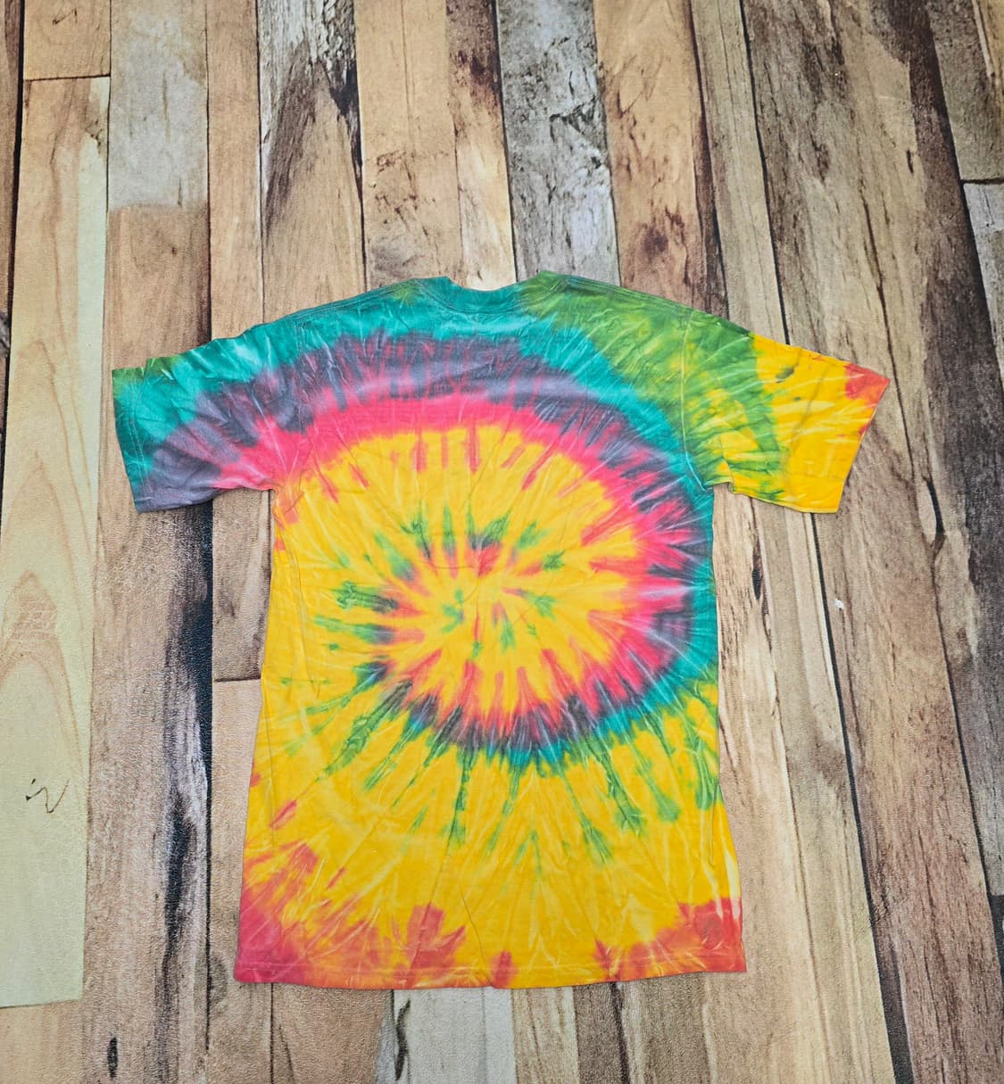 Vintage USA 타이다이 스티치 로고 티셔츠 S 상품이미지4