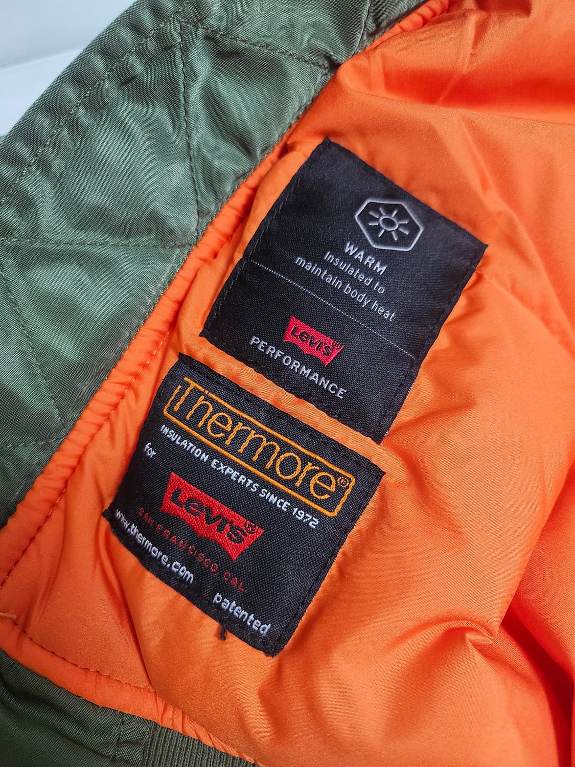 리바이스 사카이맛 MA-1 하이브리드 트러커 자켓 상품이미지4