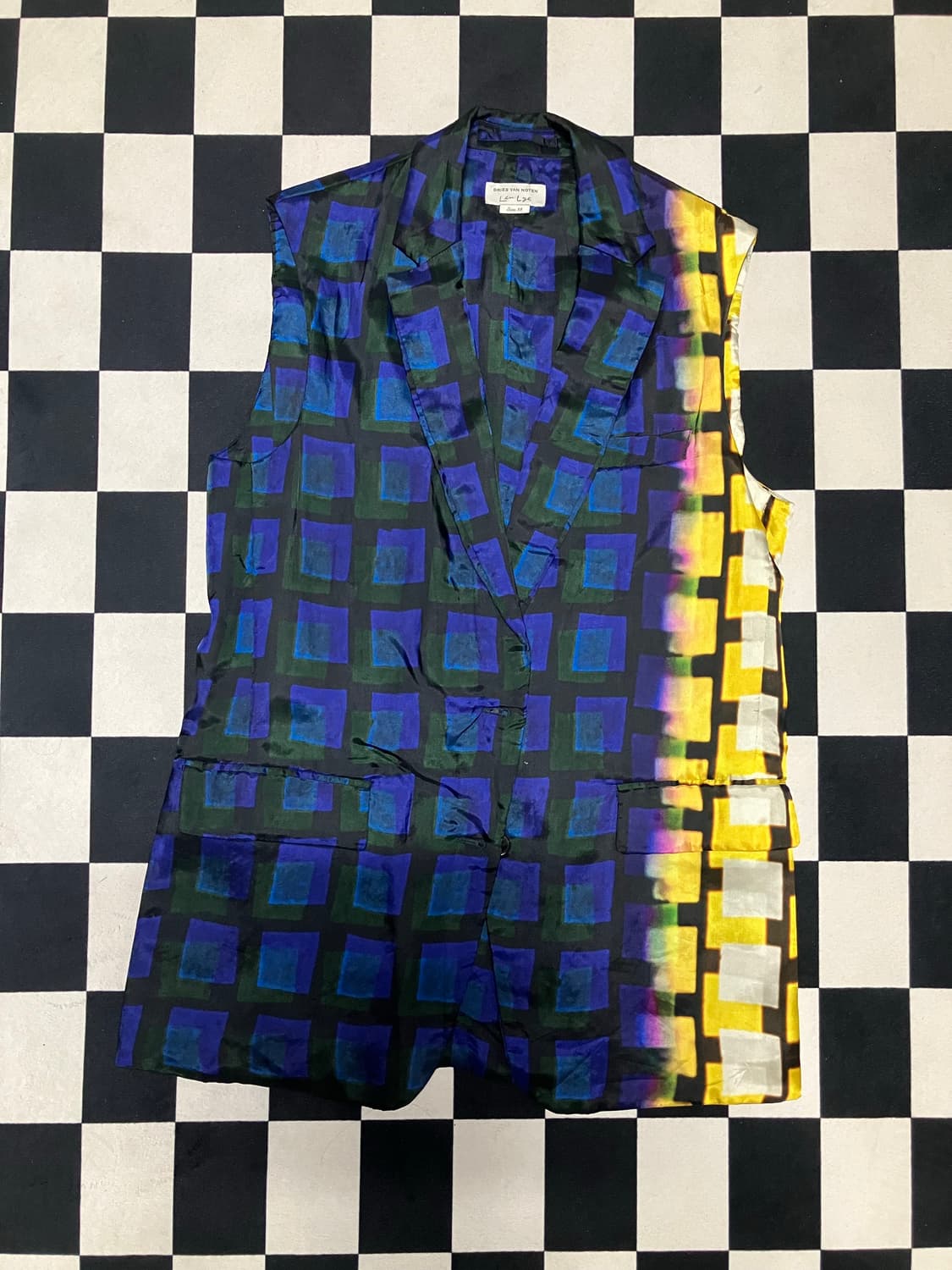 Dries van noten Len Lye 비스코스 블레이저 베스트 상품이미지1