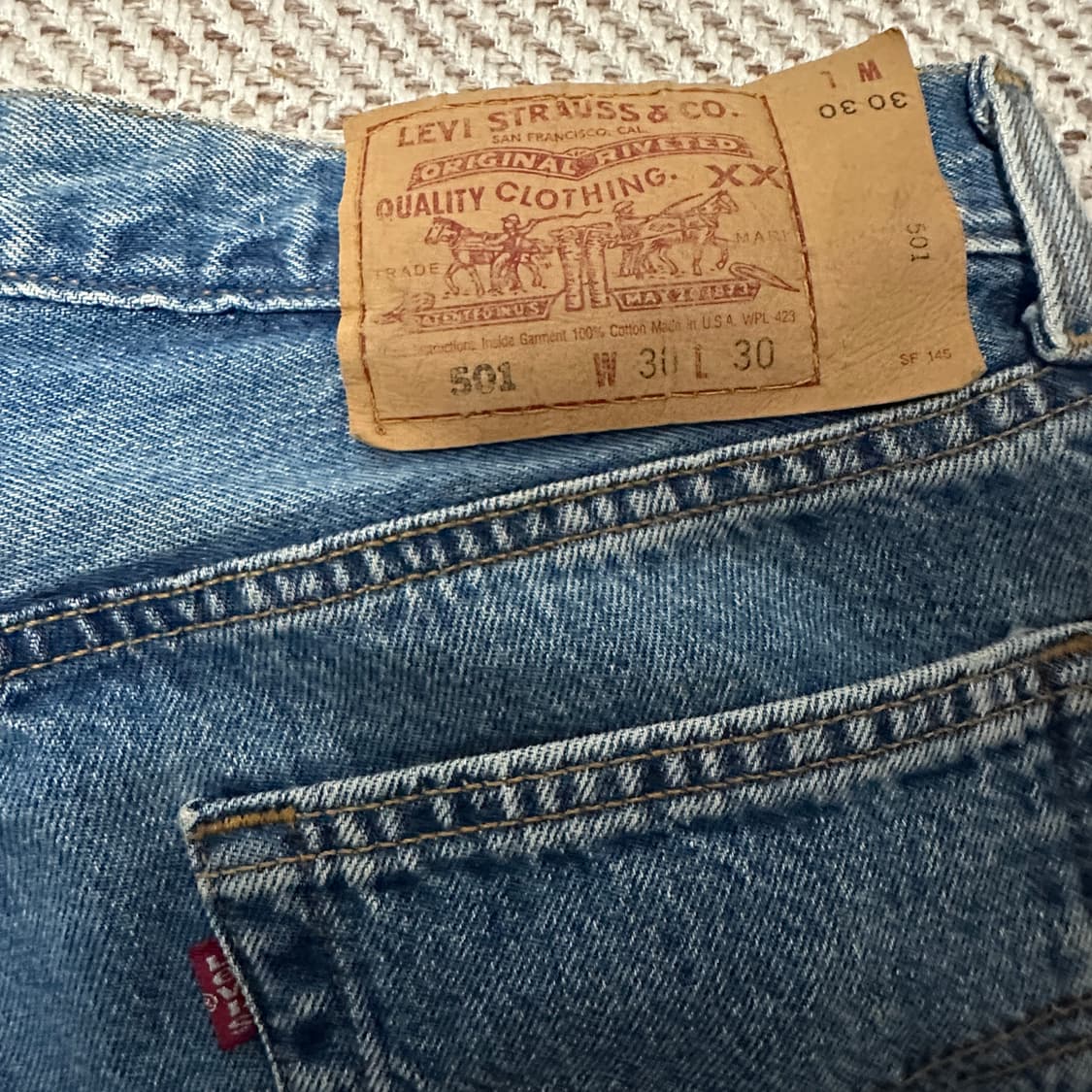 LEVI'S 501 90's usa made denim pants 상품이미지3