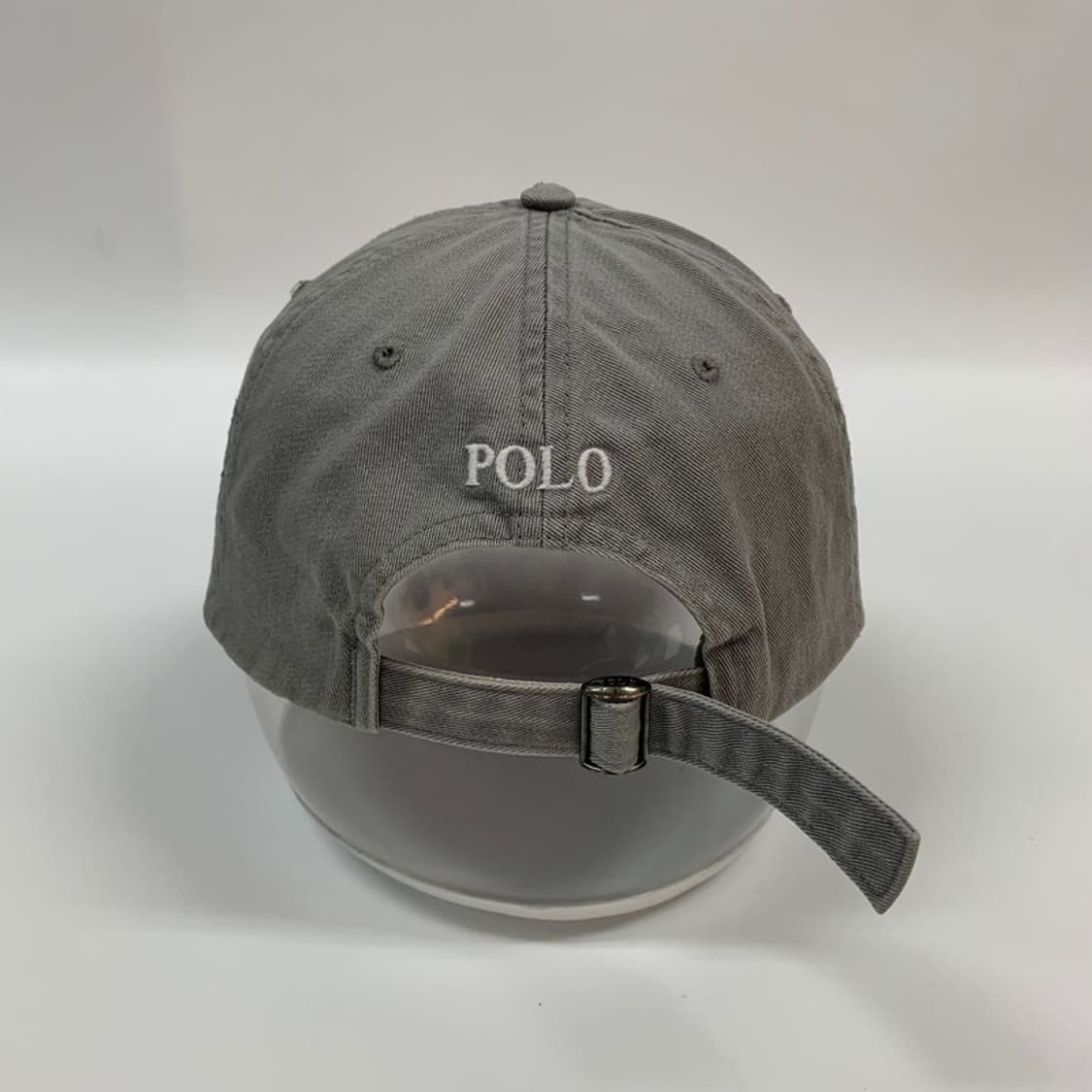 폴로 랄프로렌 워시드 그레이 치노 볼캡 상품이미지2