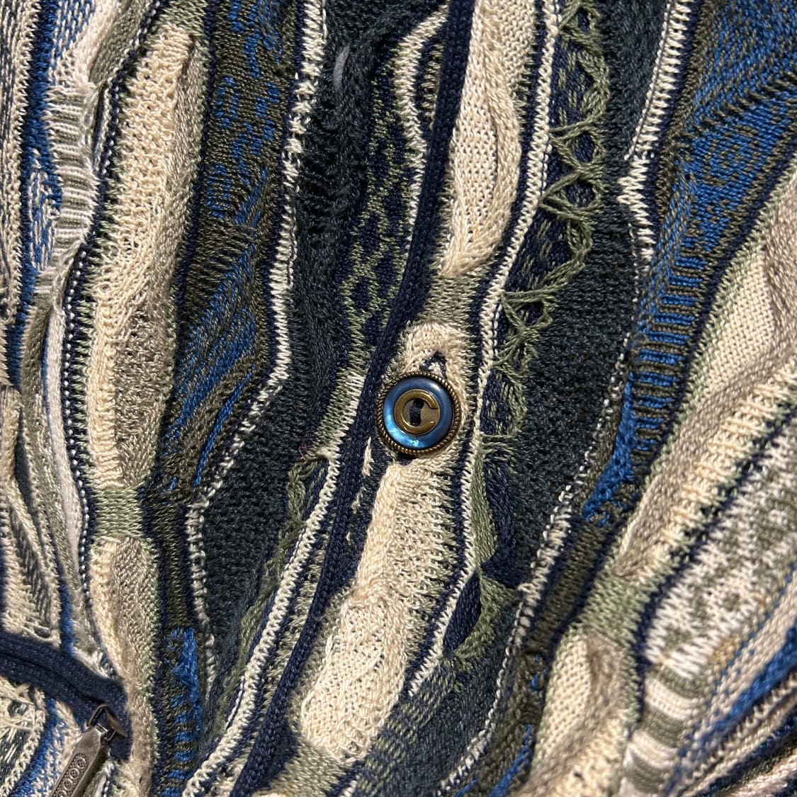 Vintage Coogi Cable Knit Cardigan 상품이미지4