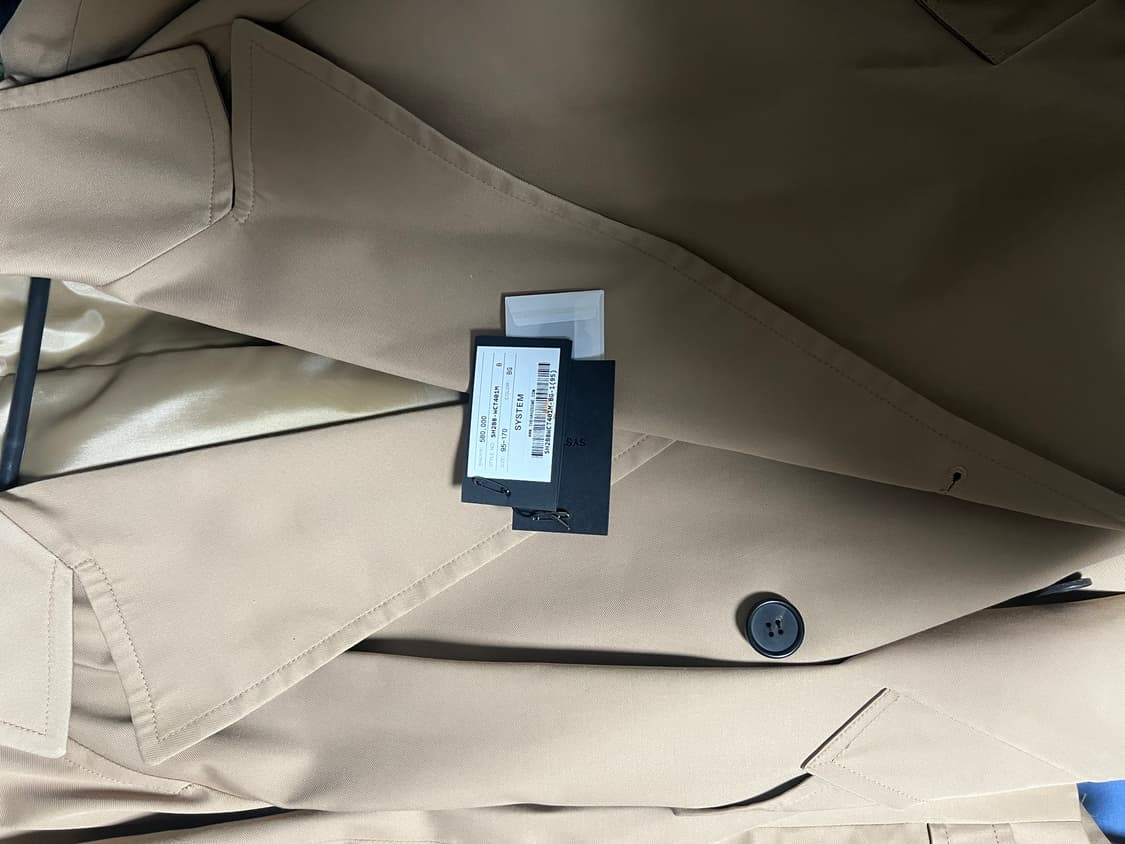 System 21fw 벨티드 트렌치 코트 상품이미지2