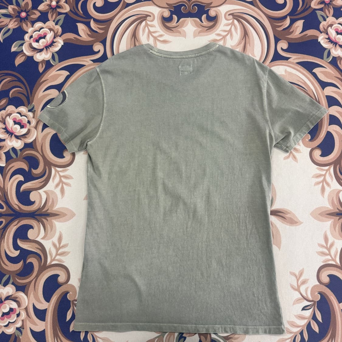 (L)씨피컴퍼니 C.P. Company 센터로고 반팔티셔츠(카키) 상품이미지6