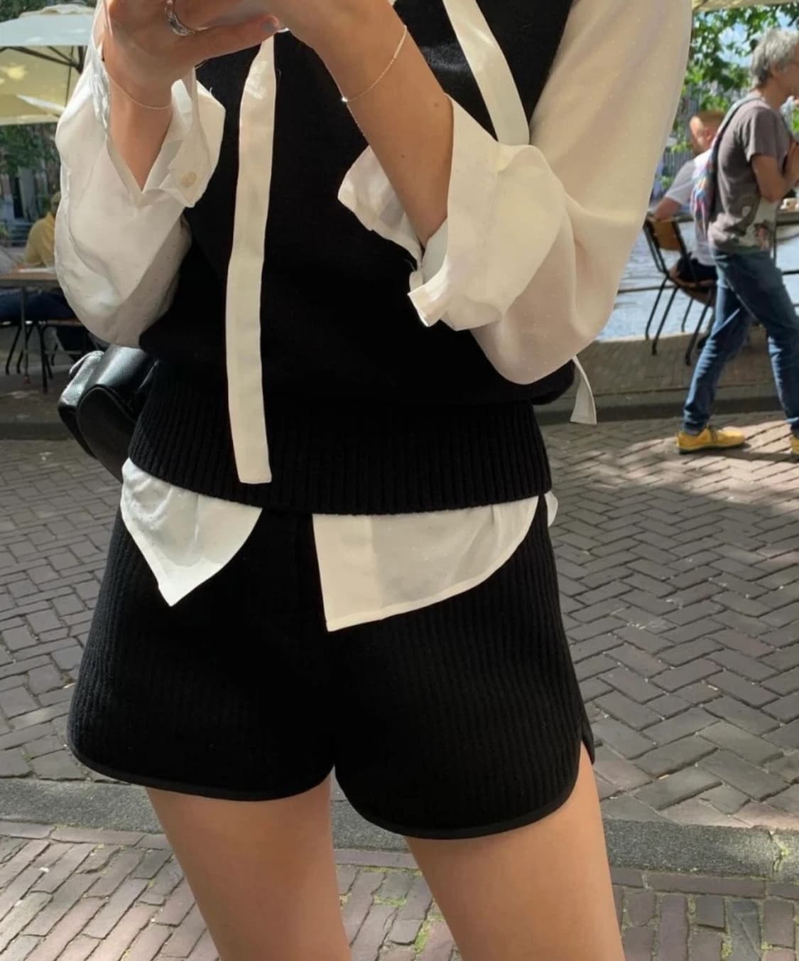 타낫 tannat 립 라운드 숏 팬츠 상품이미지4