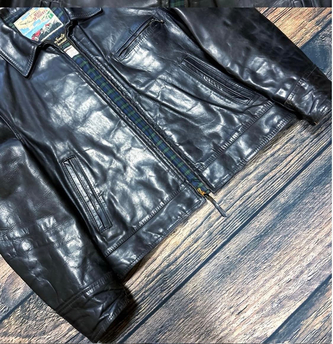 에어로 레더 하이웨이맨 40 사이즈 판매합니다. 상품이미지3