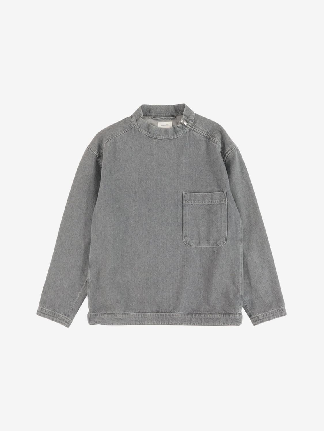 Zipped Top Denim Stone Grey (S) 르메르 지퍼탑 상품이미지1