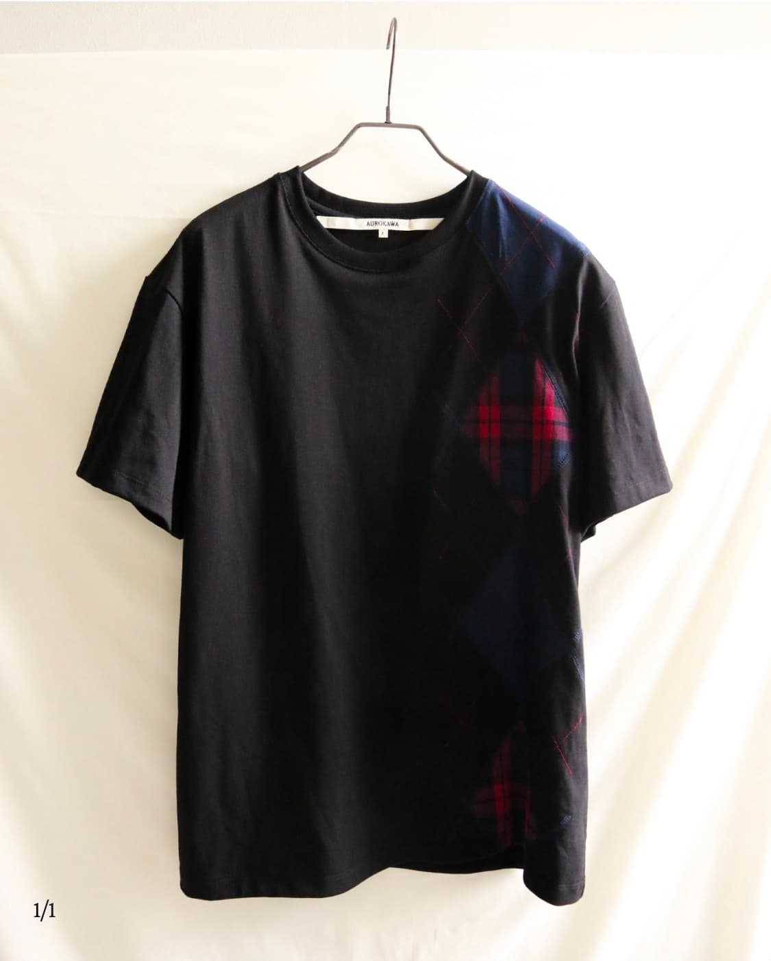 Rustic Argyle Tee_Black 상품이미지1