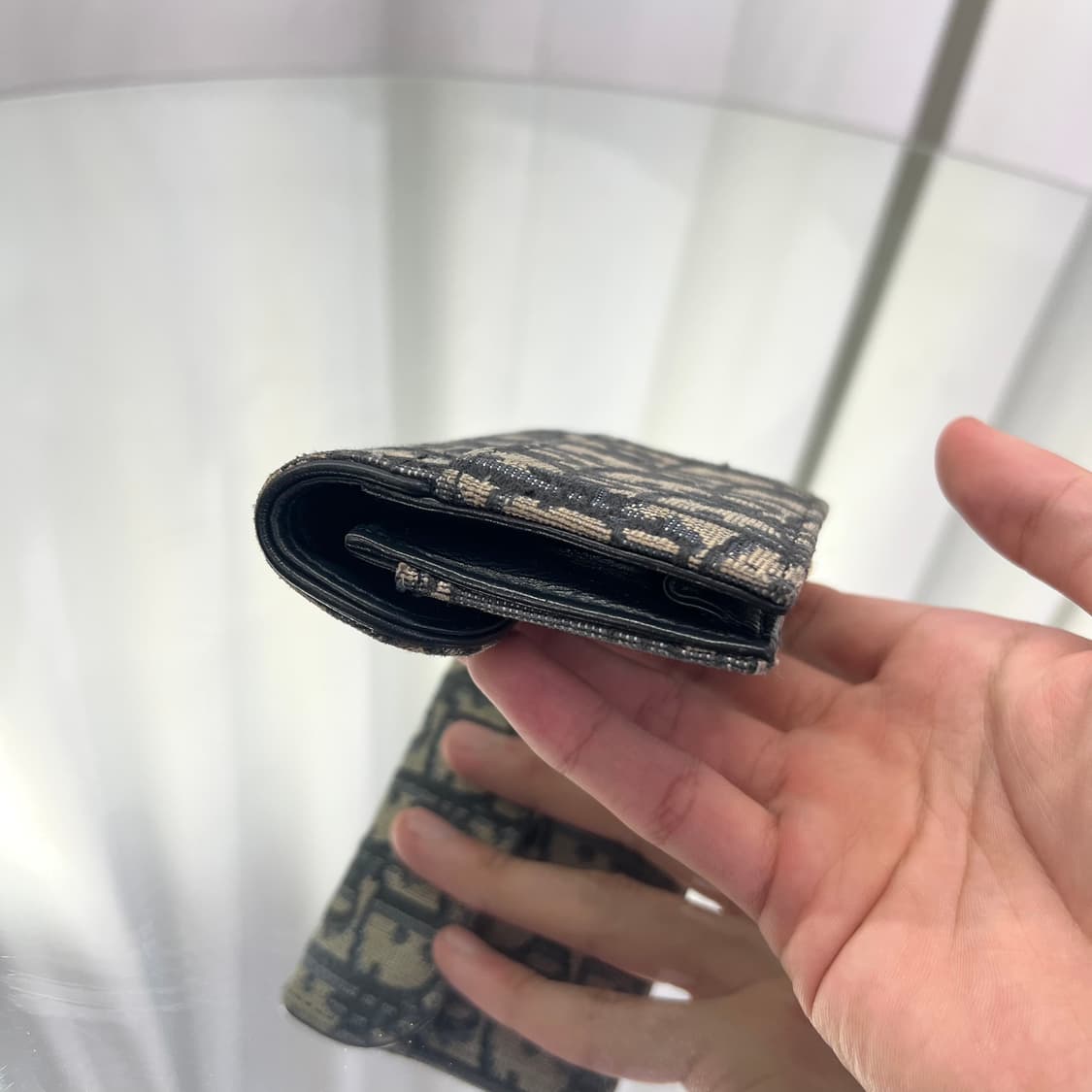 [정품] 디올 오블리크 새들 카드지갑 상품이미지4