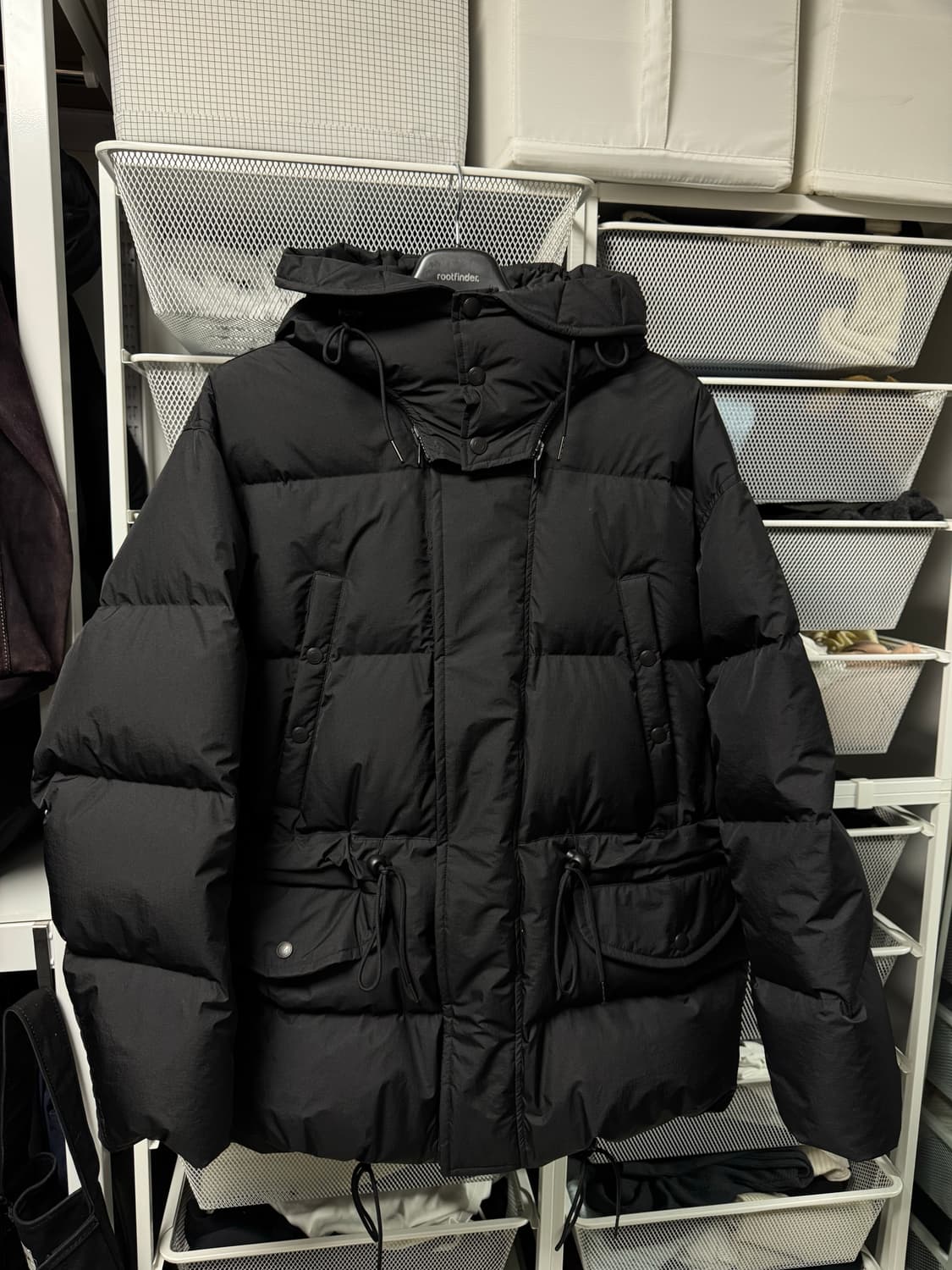 [L] 루트파인더 한라산 다운 파카/패딩 블랙 상품이미지1