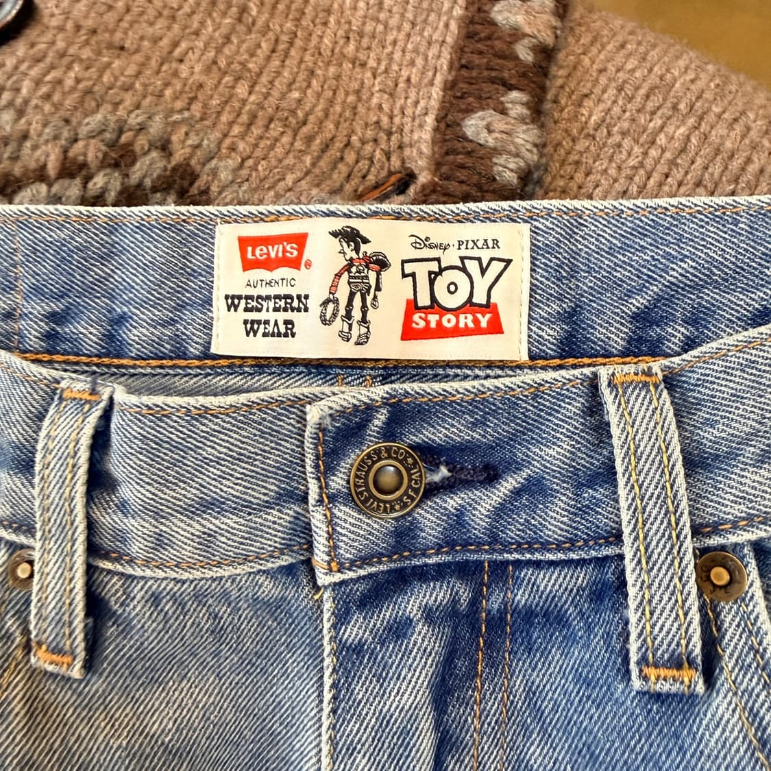 리바이스 토이스토리 568 루즈핏 패치워크 34x32 35 상품이미지5