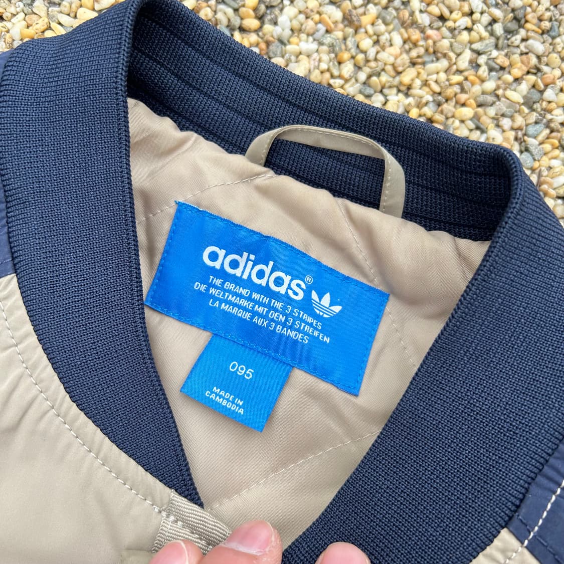 아디다스(ADIDAS) 베이지 배색 코치자켓 상품이미지5