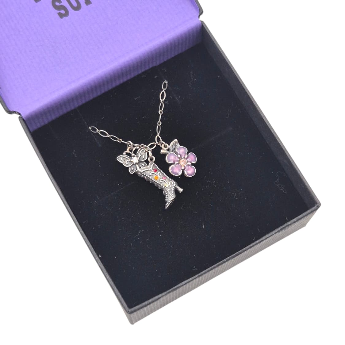 07s 안나수이 실버925 빅토리안 부츠 목걸이 상품이미지3