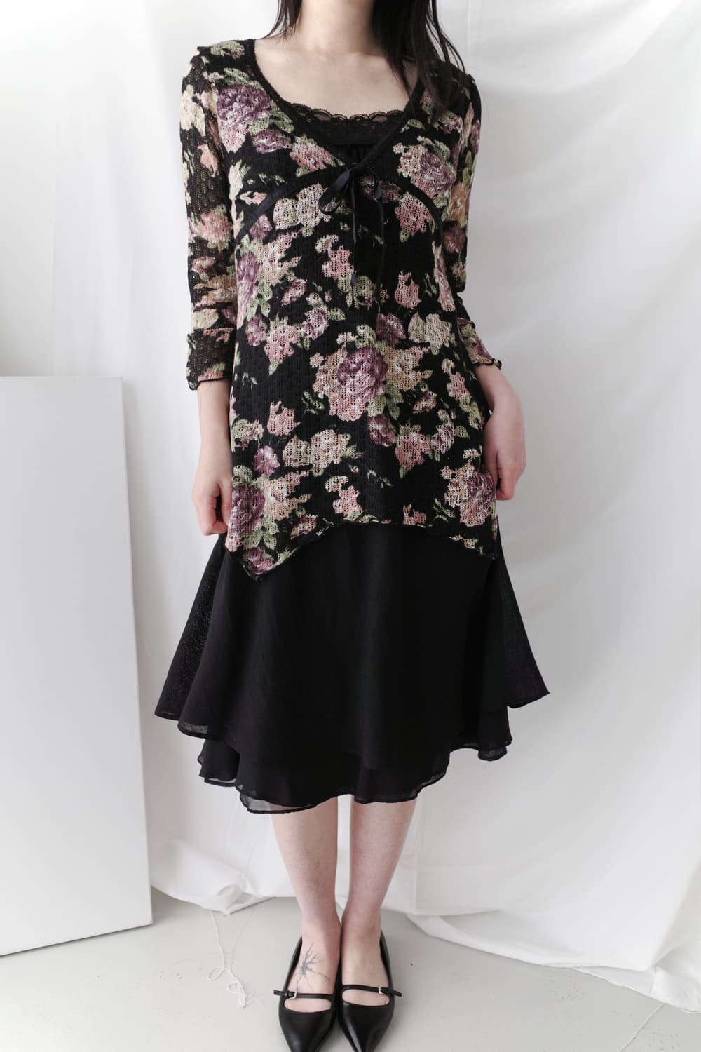 flower flared T  상품이미지5