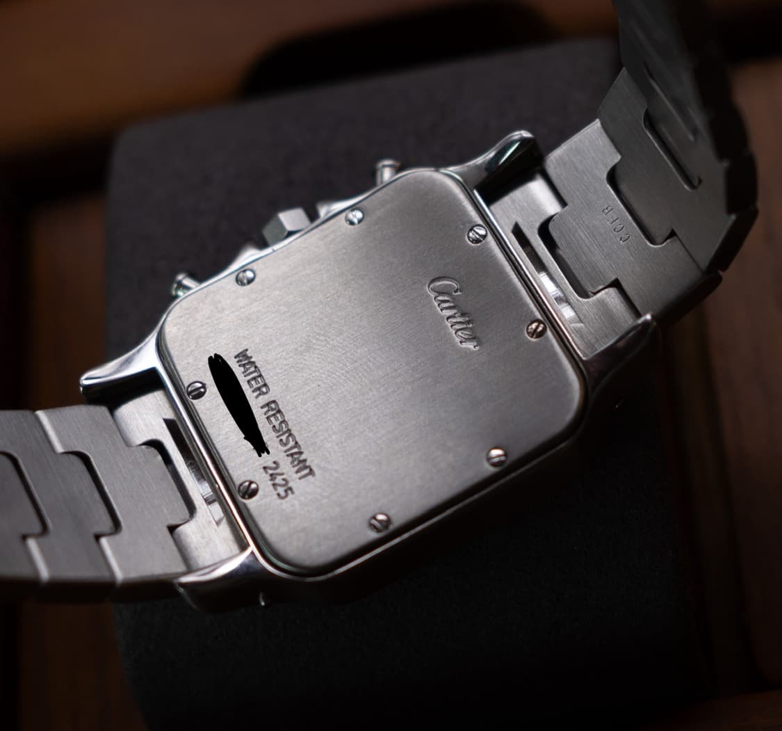 까르띠에 산토스 갈베 크로노 콤비 LM 시계 상품이미지2