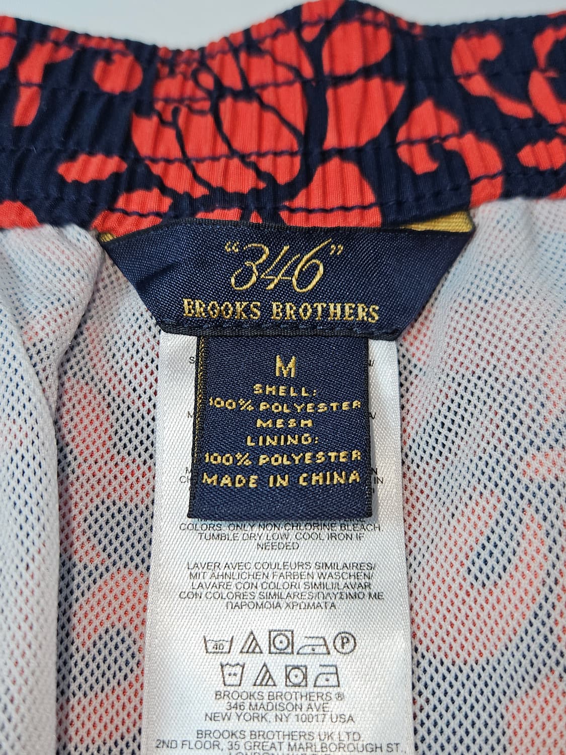 브룩스브라더스 우븐 스윔팬츠 숏팬츠 반바지 프라이데이 M (거의 새상품) 상품이미지4