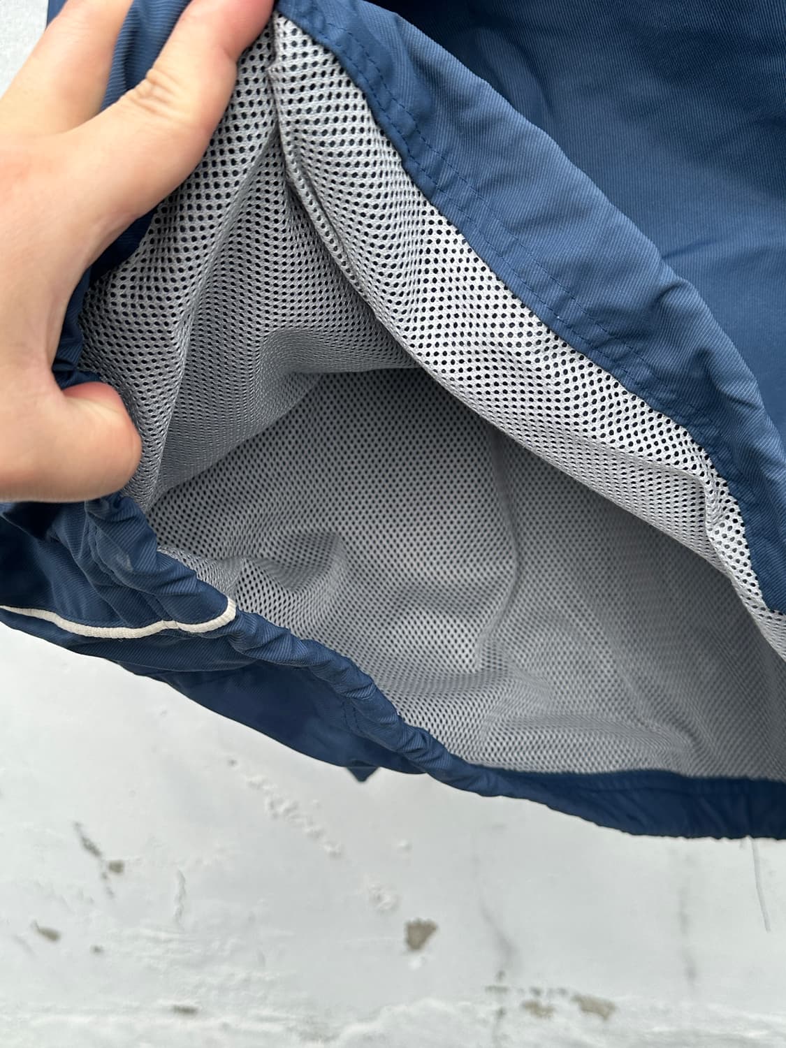 [XL] 00s 나이키 네이비톤 스우시 아노락 바람막이 빈티지 자켓 상품이미지8