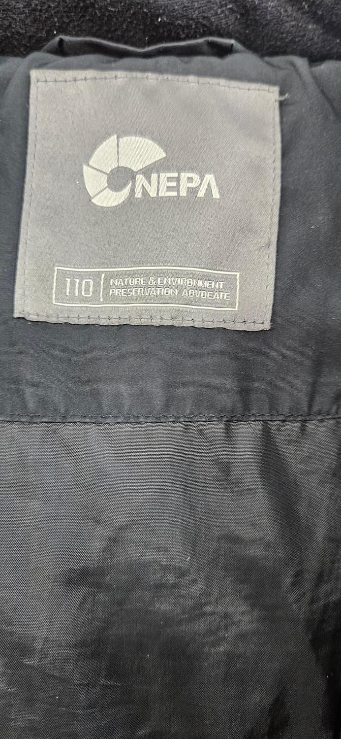 네파 덕다운 롱패딩 블랙 110 상품이미지3