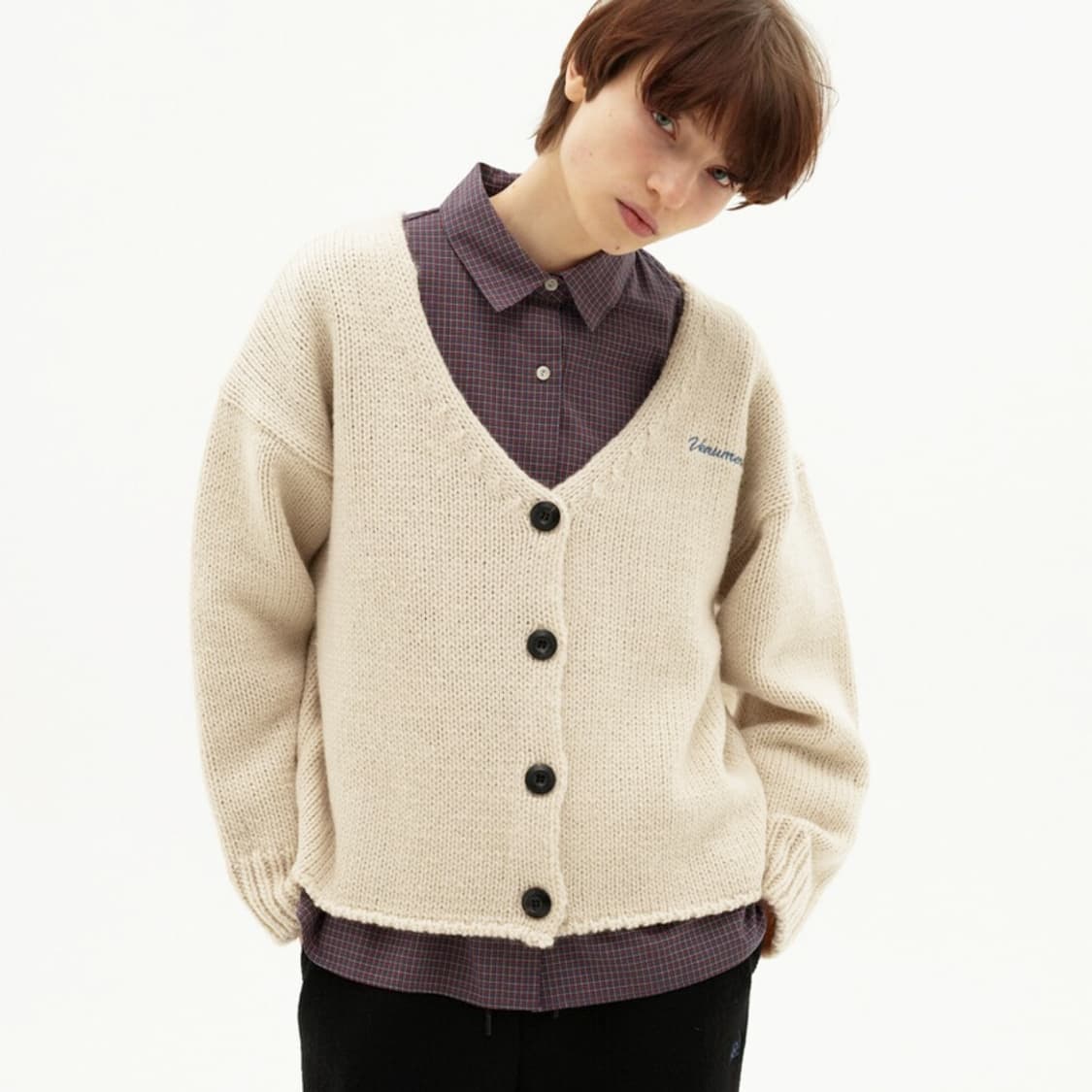 베뉴먼트(VENUMENT) 그랜드파 가디건 프리사이즈 상품이미지2