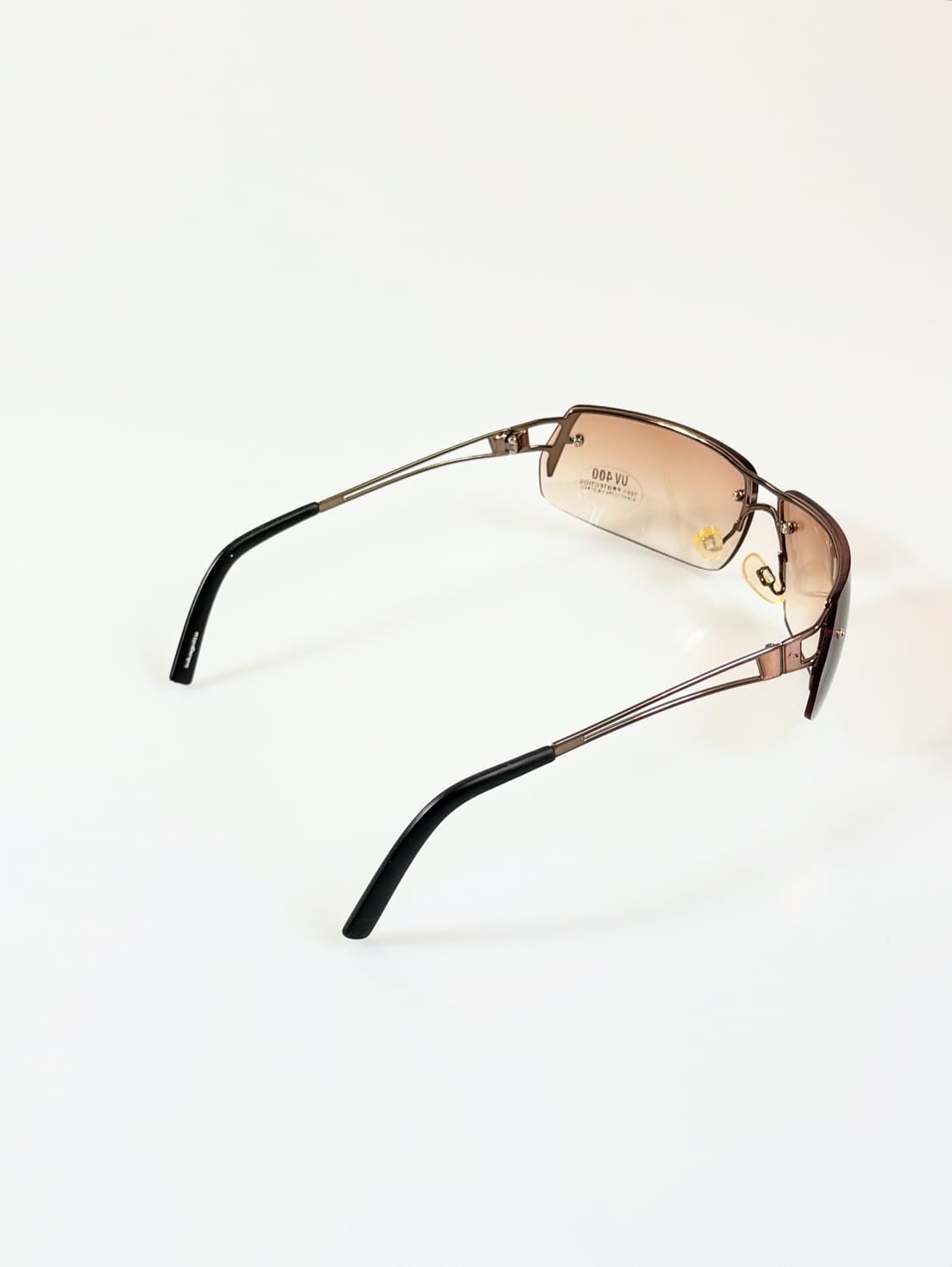 90s INKOGNITO 무테 스퀘어 틴트 빈티지 선글라스 상품이미지4