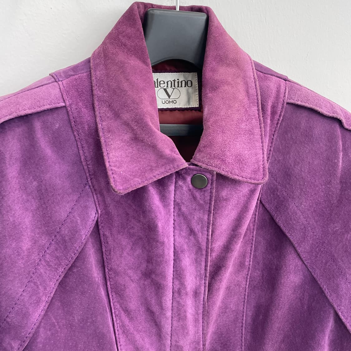 발렌티노 우모 퍼플 누벅 스웨이드 자켓 상품이미지3
