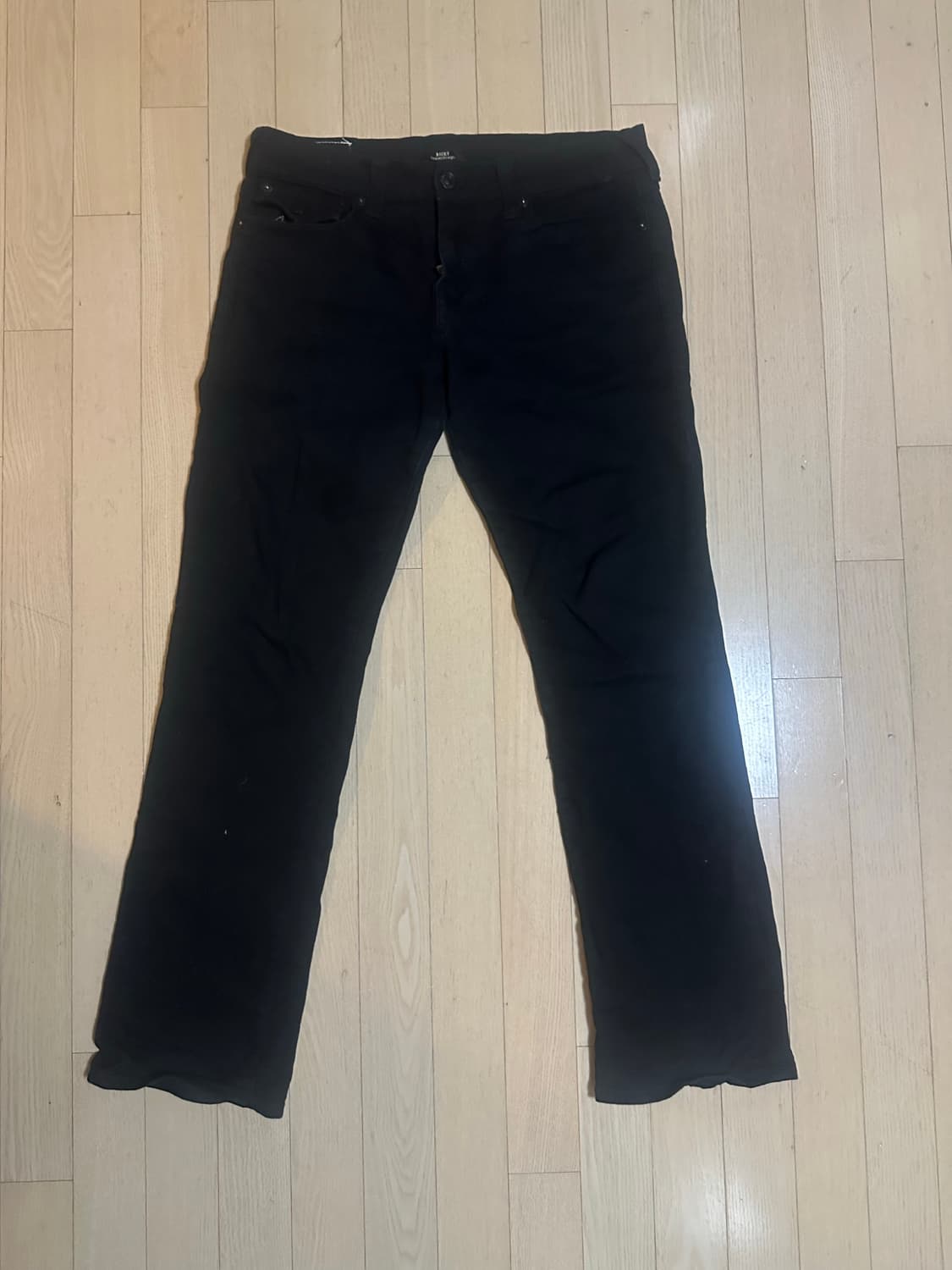 트루릴리전 일자핏 블랙 팬츠 상품이미지2