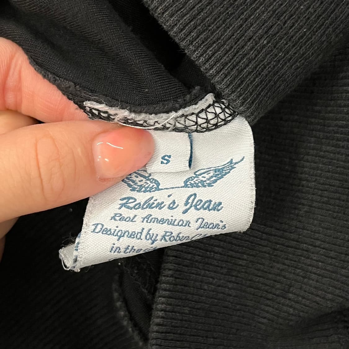 로빈슨진 로빈스진 검금 블랙 골드 후드집업 상품이미지6