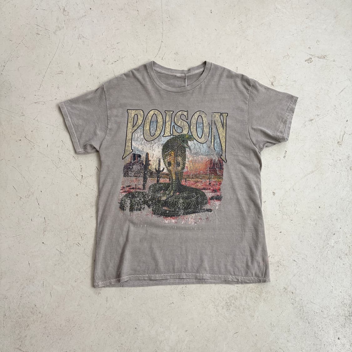 PacSun Poison 빈티지 밴드 반팔티 M 상품이미지1