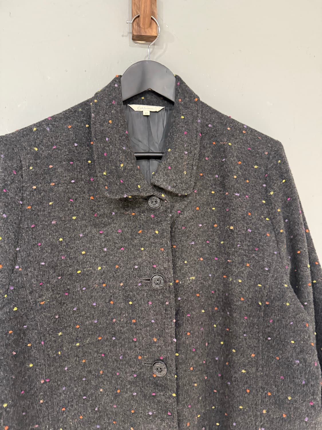 color dot pattern short coat  상품이미지6