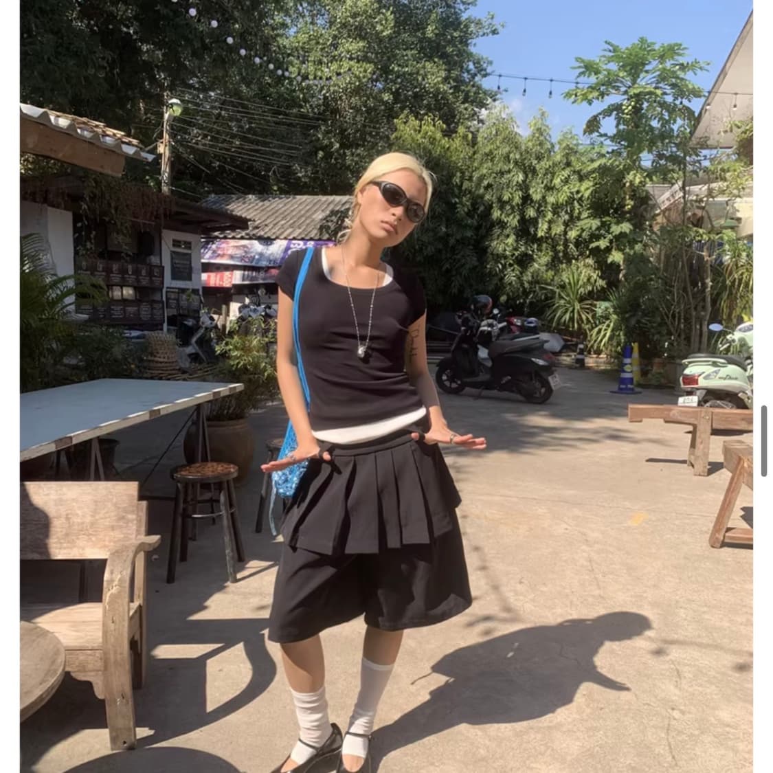 Lonslan skirt wide pants (꼼데가르송,코이세이오깔) 상품이미지2