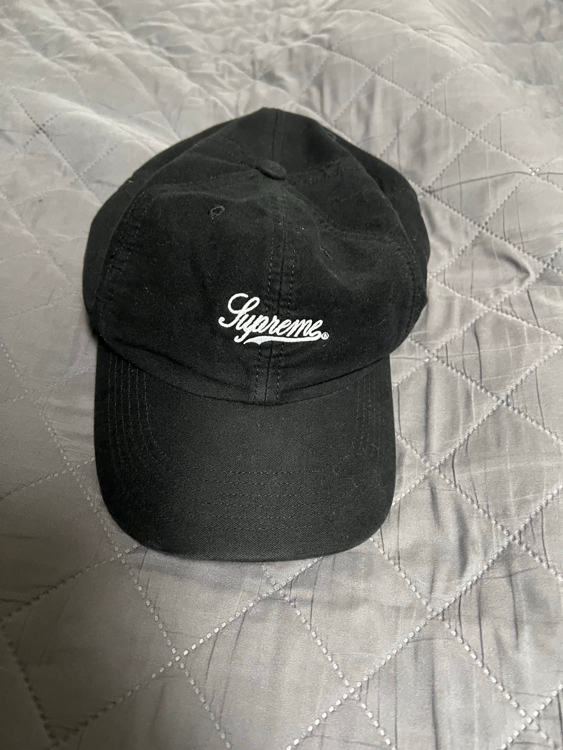 슈프림 라이트웨이트 몰스킨 6-패널 블랙 - 24SS 상품이미지2