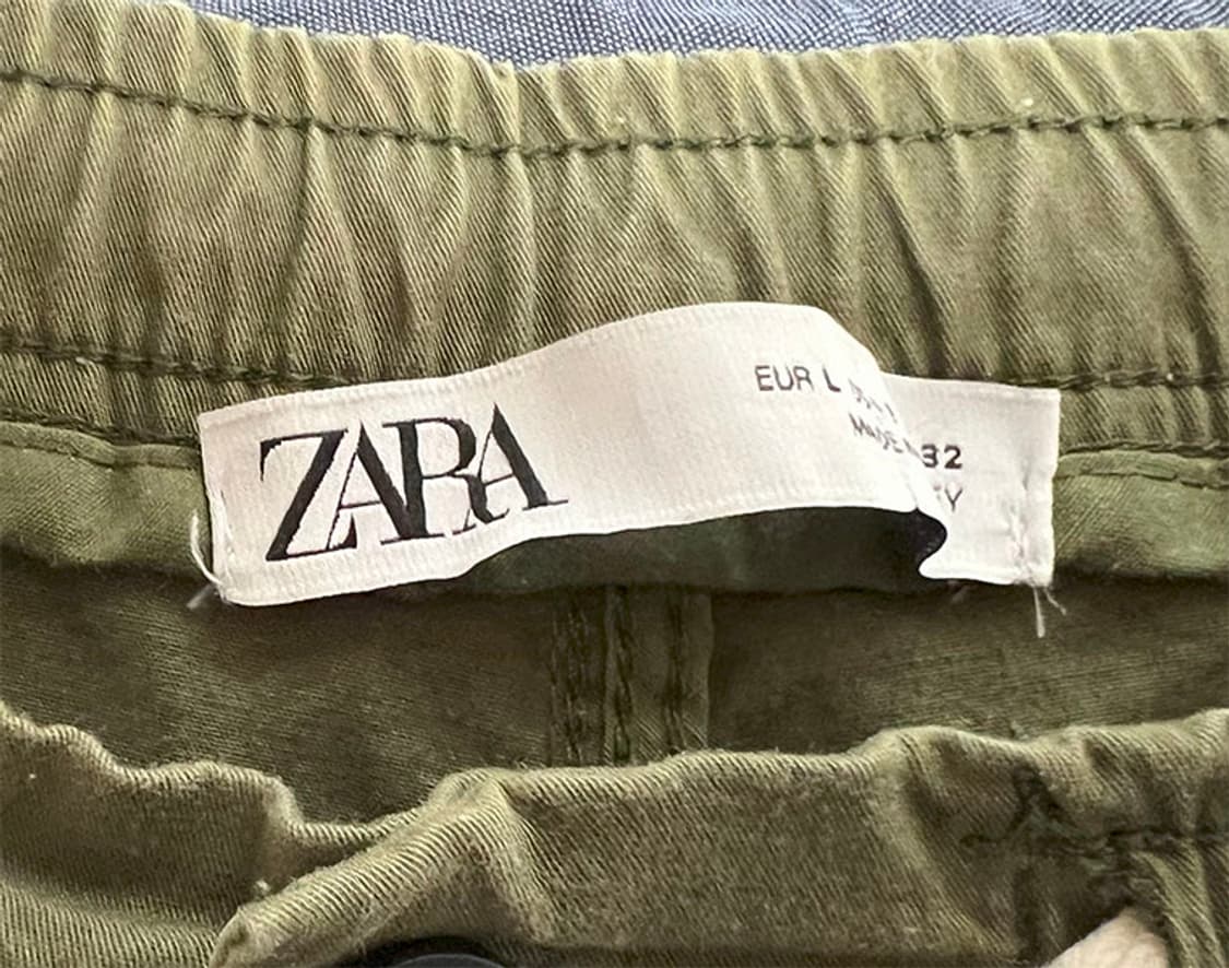 ZARA 자라 남자 면바지 여름 밴딩 캐주얼 스판 L 32 상품이미지3