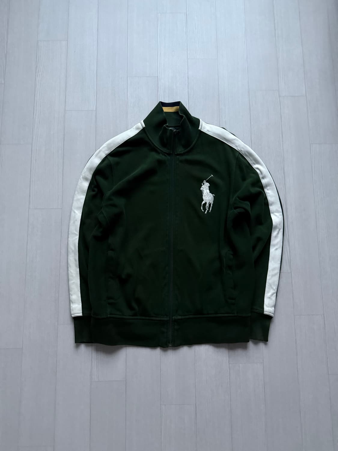 폴로 랄프로렌 빅 포니 사이드라인 그린 집업 상품이미지5