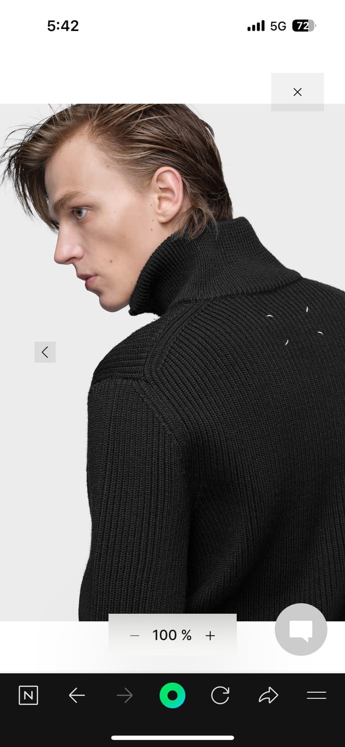 마르지엘라 울 니트 재킷 L사이즈 상품이미지4