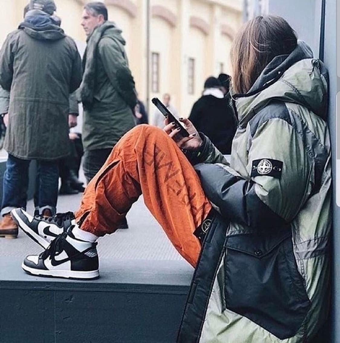 (정품)스톤아일랜드 아이스레진 패딩 L 상품이미지7