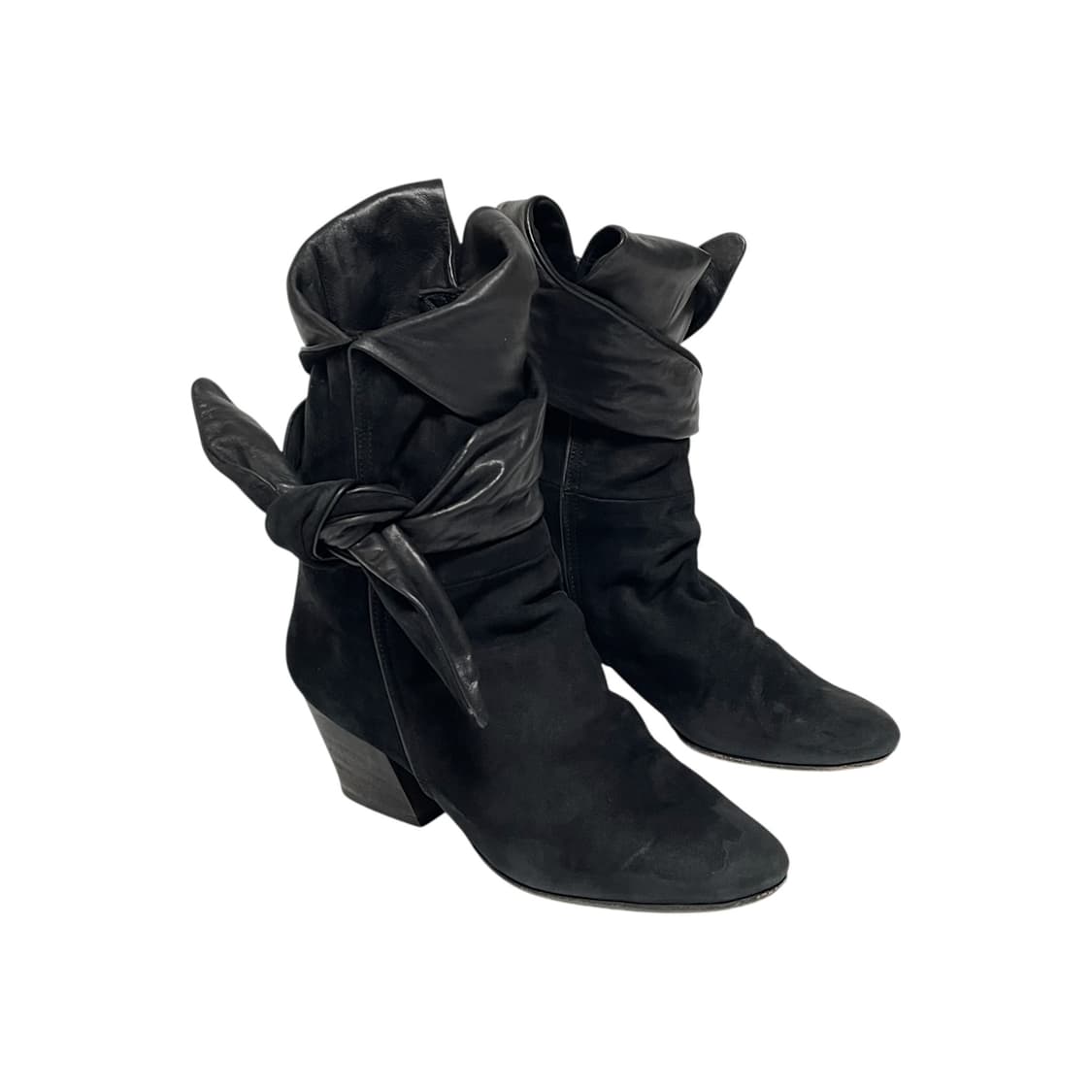 미하라 야스히로 드레이프 랩 부츠 상품이미지2