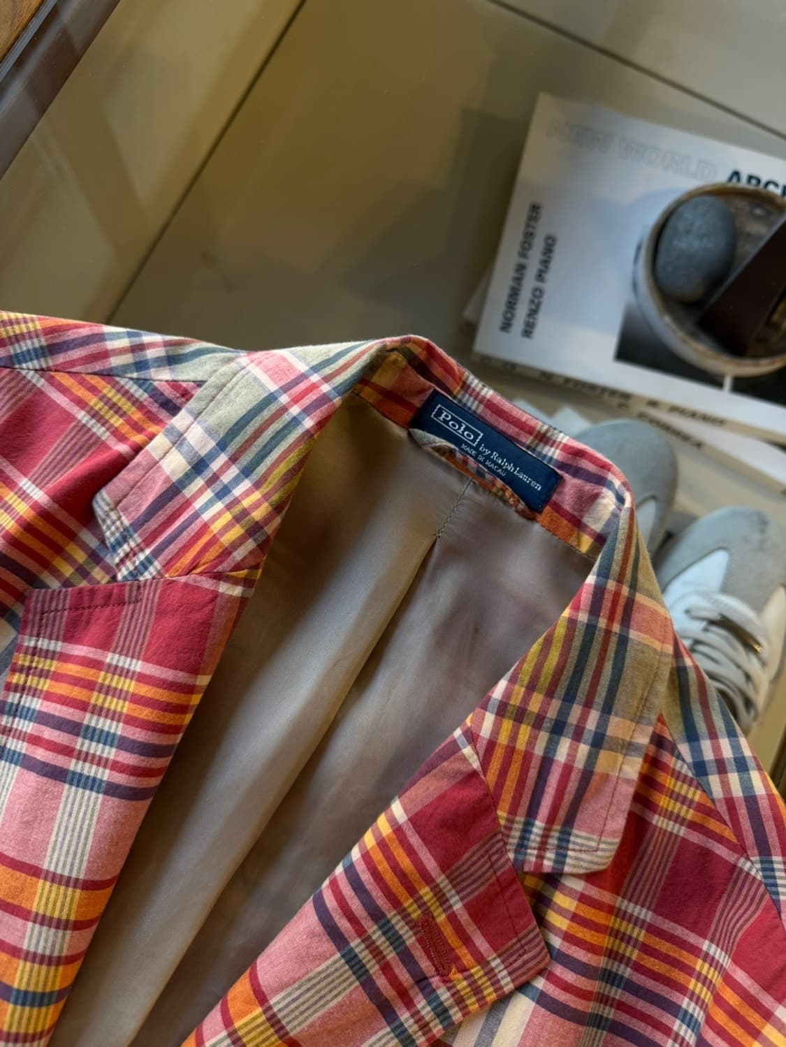 폴로 랄프로렌 마드라스 체크 자켓 100~103 상품이미지5