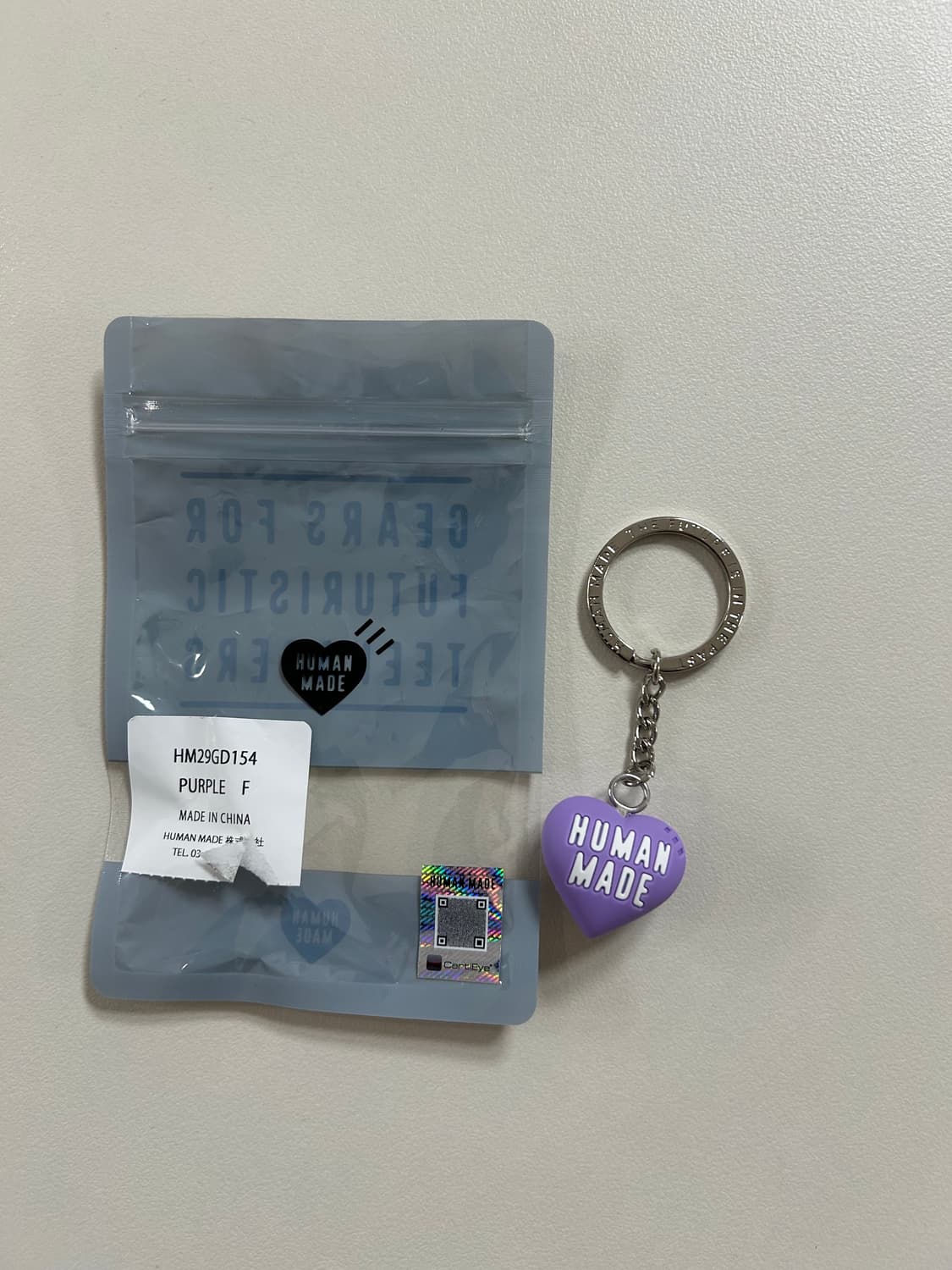 (OS) 휴먼메이드 하트러버 키체인 상품이미지2